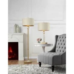 29.5" Traditional Metal Table Lamp With Crystal Accents Gold - Ore International -Floor Lamps Store GUEST a8f17e42 43f1 4812 9459 a6506e25a1ae