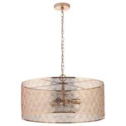 18.25" Roxsie Nickel Semi-Flush Mount Ceiling Fixture - River Of Goods -Floor Lamps Store GUEST accad522 312e 457d b59b 606343f24c55