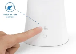 Mount-It! Turcom AirLight Ultrabright LED Desk Lamp With Bladeless Three Speeds Fan Panel | White -Floor Lamps Store GUEST b2b6a169 77ce 48fb 8612 91767a002392