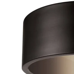 1 Light Teagan Outdoor Indoor Flush Mount Ceiling Dark Bronze - Globe Electric -Floor Lamps Store GUEST bca77ba6 aa03 4f98 9617 a213d0227143