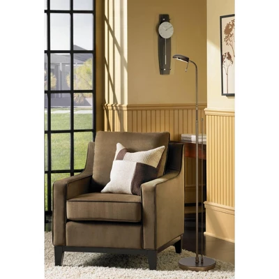 360 Lighting Regan Traditional Pharmacy Floor Lamp 59" Tall Dark Brass Metal LED Adjustable Gooseneck Head For Living Room Reading Bedroom Office 7 360 Lighting Regan Traditional Pharmacy Floor Lamp 59" Tall Dark Brass Metal LED Adjustable Gooseneck Head For Living Room Reading Bedroom Office - Image 7
