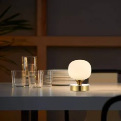 6.13" Owen Modern Minimalist Iron Rechargeable Integrated LED Table Lamp - JONATHAN Y -Floor Lamps Store GUEST c907c02d 5463 4cac b9a6 f10ac845cd5f