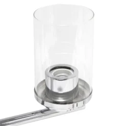 3-Light 15" Classic Contemporary Clear Glass/Metal Hanging Pendant Chandelier - Lalia Home -Floor Lamps Store GUEST cbd707d4 e3dc 415d bec0 084f228bab46