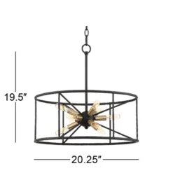 Possini Euro Design La Vista Black Chandelier 20 1/4" Wide Modern Sputnik 9-Light Fixture For Dining Room House Foyer Kitchen Island Entryway Bedroom 14 Possini Euro Design La Vista Black Chandelier 20 1/4" Wide Modern Sputnik 9-Light Fixture For Dining Room House Foyer Kitchen Island Entryway Bedroom -Floor Lamps Store GUEST d36ec028 4b97 4617 9dd0 17d7c36e34ba