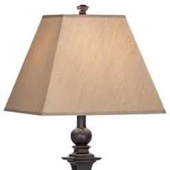 Regency Hill Traditional Floor Lamp 59" Tall Italian Bronze Taupe Faux Silk Square Hardback Shade For Living Room Reading Bedroom Office 10 Regency Hill Traditional Floor Lamp 59" Tall Italian Bronze Taupe Faux Silk Square Hardback Shade For Living Room Reading Bedroom Office -Floor Lamps Store GUEST d394d7a2 37ff 438f b115 f8467c5b4b62