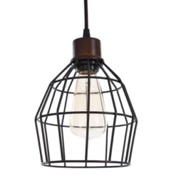 Madison Metal Three Pendant Floor Lamp Bronze With Cage Shade - StyleCraft -Floor Lamps Store GUEST d4fd22d1 3be2 43c8 b707 601ac9c83b00