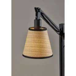 Walden Table Lamp Metal/Wood Black - Adesso -Floor Lamps Store GUEST dd0af6f5 b9b2 4ee7 b9a1 c9c83bf68c39