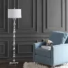 Wilhelmina Floor Lamp (Includes LED Light Bulb) Chrome - Safavieh