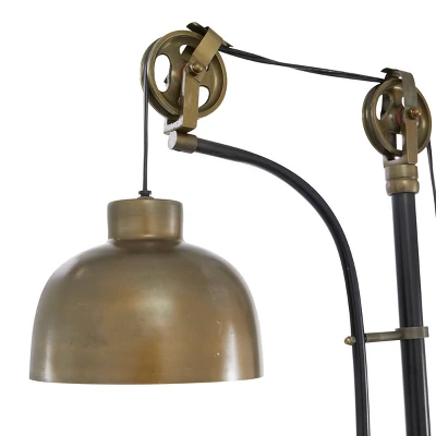 Industrial Metal Table Lamp Black - Olivia & May 2 Industrial Metal Table Lamp Black - Olivia & May - Image 2