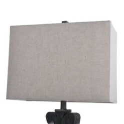 Brampton Open Scroll Design Table Lamp With Rectangle Shade Blue - StyleCraft -Floor Lamps Store GUEST e9f8f335 4f47 4c14 b3bf 6a5590ba6dd1