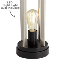 360 Lighting Marcel Modern Table Lamps Set Of 2 24 1/4" High Brushed Nickel With LED Nightlight USB Charging Port White Shade For Bedroom House Desk 13 360 Lighting Marcel Modern Table Lamps Set Of 2 24 1/4" High Brushed Nickel With LED Nightlight USB Charging Port White Shade For Bedroom House Desk -Floor Lamps Store GUEST ead1be5c 2dcb 46d6 a635 676f0362d94d