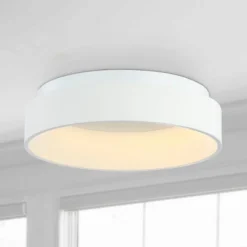 17.75" Ring Flush Mount Ceiling Light (Includes Energy Efficient Light Bulb) - JONATHAN Y -Floor Lamps Store GUEST ed8c26f1 3d99 4055 bdb3 fe7aacf8eb94