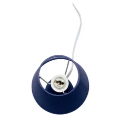 9.45" Petite Ceramic Oblong Bedside Table Desk Lamp With Matching Tapered Drum Shade Blue - Creekwood Home -Floor Lamps Store GUEST f0bb25ea e3bf 4df9 9d8b 30960d9a2049