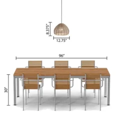 12.75" 1-Light Gloriana Pendant Rattan Brown - River Of Goods -Floor Lamps Store GUEST f17353a9 e3c3 4592 b7a3 a824135b858c