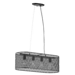 30" 4-Light Gianna Chandelier Black - River Of Goods -Floor Lamps Store GUEST f17a9eab a491 444a b48e 0c724b710849