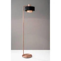 60" 3-way Bradbury Floor Lamp Copper - Adesso