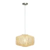 Circular Rattan Pendant Light Beige - Lalia Home